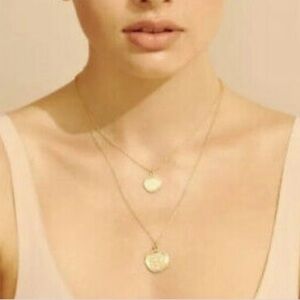 Amber Sceats Double Coin Necklace